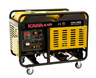 Генератор дизельний KDK12RE, 12KVA/10KW, однофазний 230V, Water COOL, об'єм 34л KDK12RE фото