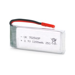 Акумулятор 7,5*25*60P 25C, 3.7V (900mAh), 2 контакти 752560P 25C фото