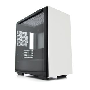 Корпус DeepCool 110 - 0.5mm ABS+SPCC+загартоване скло, ITX, 2x3.0 USB+Audio, Video card≤320mm, (400x225x431mm), без БП, White 110-Wh фото