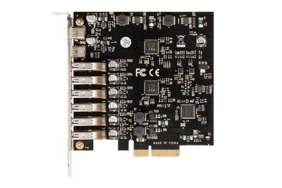 Плата розширення Frime PCI-E to USB3.2 Gen2 TYPE-A+C (6+2 порти) ASM3142+VL822 (ECF-PCIEtoUSB013) ECF-PCIEtoUSB013 фото