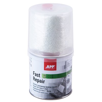 APP Набор для ремонта поверхностей APP Fast Repair с отв. 0,25kg (+стекловол. 0,36м2) (010702) 010702 фото