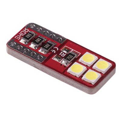 Лампа PULSO/габаритна/LED T10/8SMD-5050/CANBUS/12v/0.5w/80lm White (LP-188066) LP-188066 фото