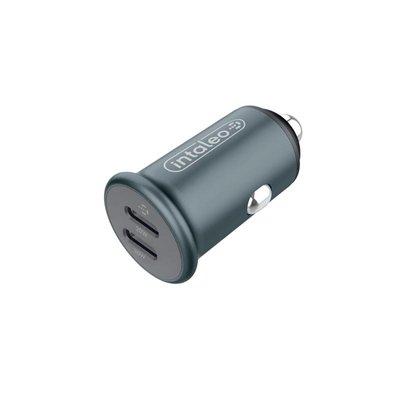 Автомобільний зарядний пристрій Intaleo CCGQPD250 (2USB, 3A) Grey (1283126559518) 1283126559518 фото