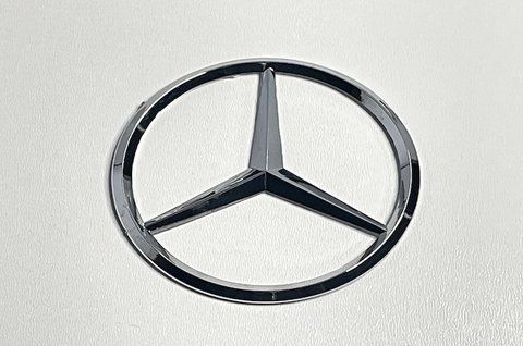 Емблема Mercedes 75 mm (хром) meb010 фото товару