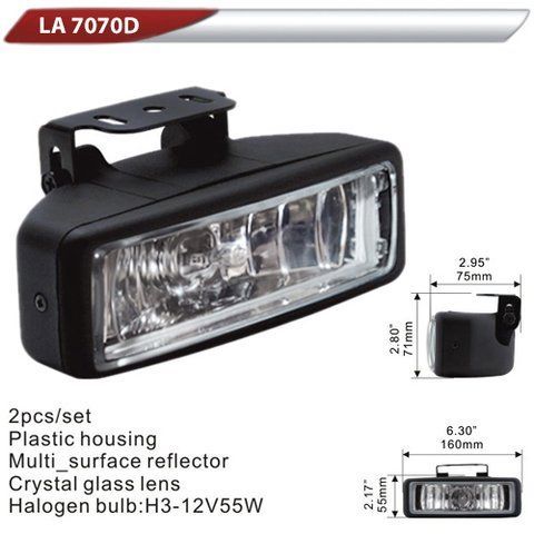 Фара дополнительная DLAA 7070D-W/160*55mm (LA 7070D-W) LA 7070D-W фото товара