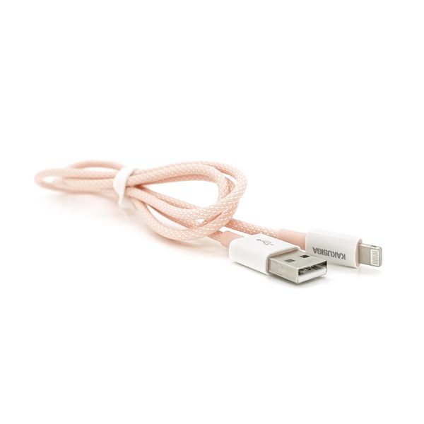 Кабель iKAKU KSC-723 GAOFEI smart charging cable for iphone, Pink, довжина 1м, 2.4A, BOX KSC-723-P-L фото