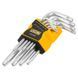 Haбіp Г-oбp. ключів TORX JCB Tools T10H-T50H з отвором 9шт JCB-5098T JCB-5098T фото 2