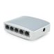 Комутатор Ethernet ONV-H1005S в пластиковому корпусі, 5*100Мб портів, 5В 1Ач, 100х70х28 ONV-H1005S фото 1