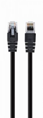 Патч-корд UTP Cablexpert (PP12-10M/BK) литий, 50u" штекер із фіксатором, 10 м, чорний PP12-10M/BK фото