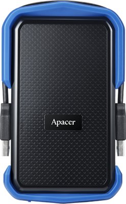 Зовнішній жорсткий диск 2.5" USB 2.0TB Apacer Apacer AC631 Black/Blue (AP2TBAC631U-1) AP2TBAC631U-1 фото