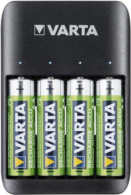 Зарядний пристрiй Varta Value USB Quattro Charger+4xAA 2100mAh (57652) 57652 фото