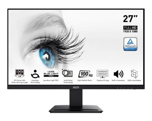 Монітор MSI 27" Pro MP273A IPS Black PRO MP273A фото