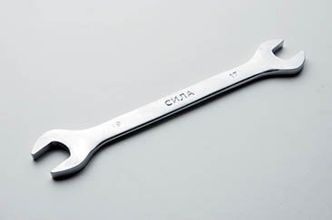 Ключ рожковий CrV 17x19мм СИЛА 201219 фото