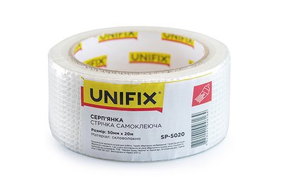 Стрічка скловолоконна серп'янка 50мм*20м UNIFIX SP-5020 фото