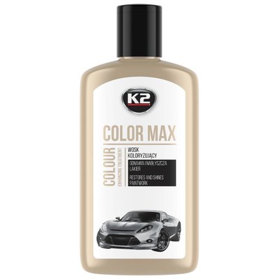 Поліроль восковий для кузова K2 Color Max білий 250 мл (K020WHITE) K020WHITE фото