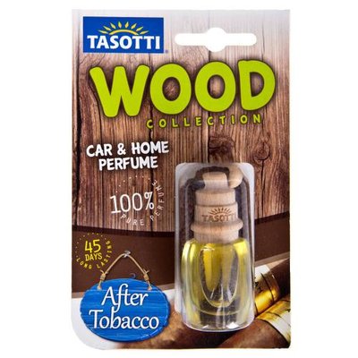 Ароматизатор пробковий на дзеркало Tasotti / серія "Wood" After Tobacco 7мл (357308) 357308 фото