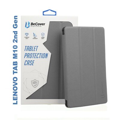 Чохол-книжка BeCover Smart для Lenovo Tab M10 HD 2nd Gen TB-X306 Gray (705971) 705971 фото