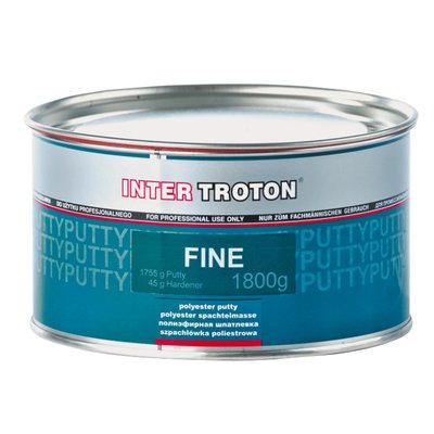 Шпаклівка фінішна із затверджувачем TROTON Fine біла 1,8 кг (1164) 140034 фото