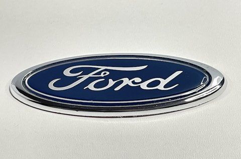 Емблема багажника Ford 115x45 mm (синій/хром) F87B8C020BA for002 фото товару