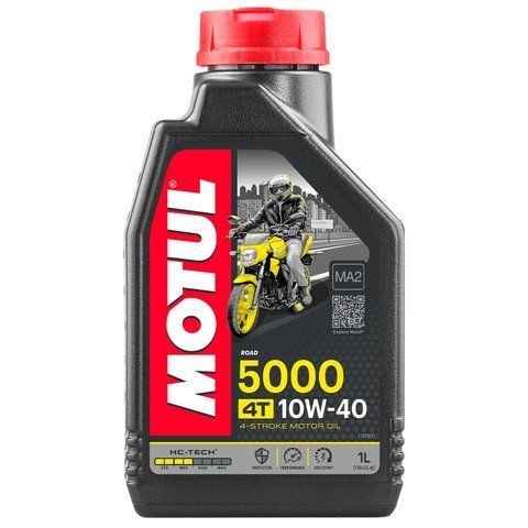 Олива моторна MOTUL 5000 4T 10W-40 1 л (104054) 104054 фото товару