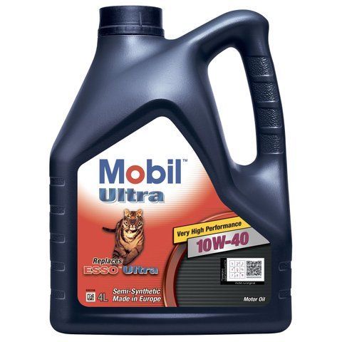 Олива моторна MOBIL Ultra SL/CF 10W-40 4 л (152624) 152624 фото товару