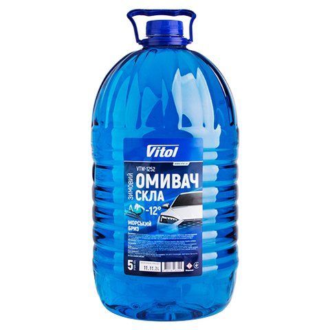 Омивач скла зимовий VITOL "-12" Морський бриз 5л VTW-1252 фото товару