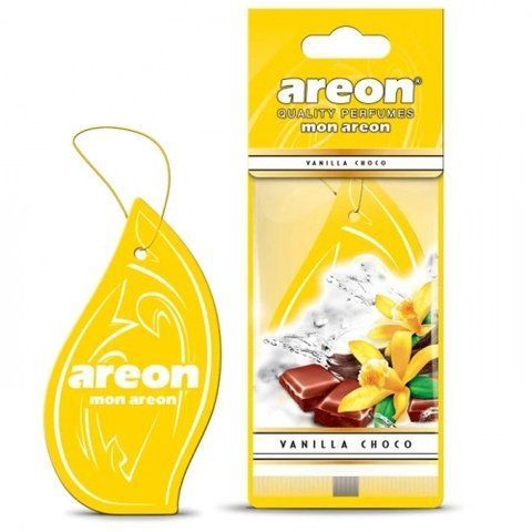 Освіжувач повітря AREON сухий листок "Mon" Vanilla Choco/Ванiльний шоколад (MA04) MA04 фото товару