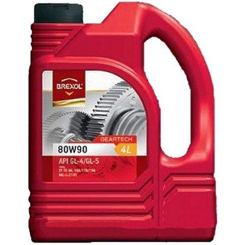 Масло трансмісії. BREXOL GEARTECH 80W90 GL-4 / GL-5 (Каністра 4л) 48391050976 фото товару