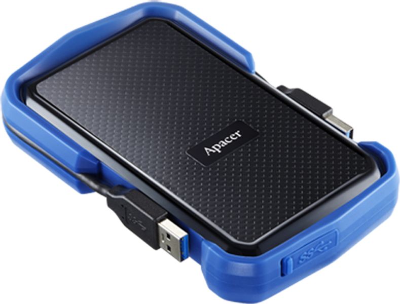Зовнішній жорсткий диск 2.5" USB 2.0TB Apacer Apacer AC631 Black/Blue (AP2TBAC631U-1) AP2TBAC631U-1 фото
