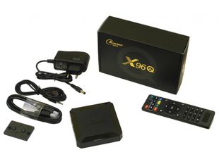 Медіа-приставка X96Q Smart TV Box 2/16G (Android 10.0) ОЗУ 2 Гб, 16Гб вбудованої пам'яті, Allwinner H313 ARM Cortex A53 1.35GHz 64-bit; X96Q Smart TV Box фото