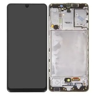 Дисплей Samsung SM-A315F Galaxy A31 (2020) у зборі з сенсором та рамкою black service orig (L15352) L15352 фото