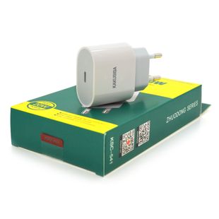 СЗУ AC100-240V iKAKU KSC-541 ZHUODONG PD20W fast charger, White, Box KSC-541-ZHUODONG фото