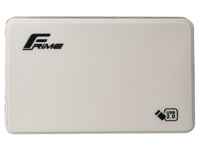 Зовнішня кишеня Frime SATA HDD/SSD 2.5", USB 2.0, Plastic, White (FHE11.25U20) FHE11.25U20 фото