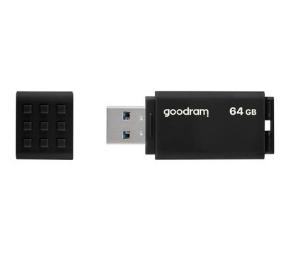 Флеш-накопичувач USB3.0 64GB GOODRAM UME3 Black (UME3-0640K0R11) UME3-0640K0R11 фото