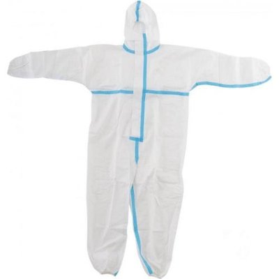 Медичний захисний одяг (костюм біологічного захисту/комбінезон), розмір 170 (L) (20809198) 20809198 фото