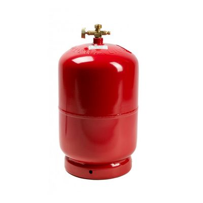 Газовий балон ПРОПАН 5кг(12л), тиск 18 BAR + пальник 20448, Red, Q2 GBR-5K-12L фото