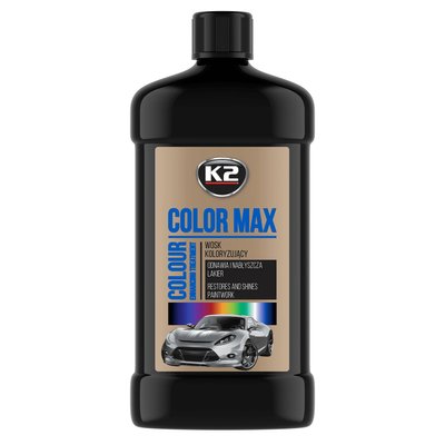 Поліроль восковий для кузова K2 Color Max чорний 500 мл (K025CA) K025CA фото