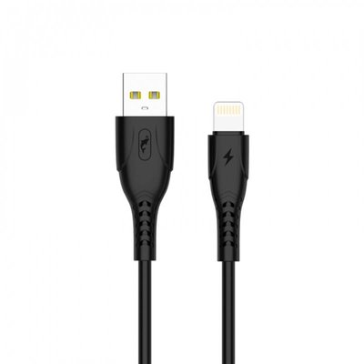 Кабель SkyDolphin S08L USB - Lightning (M/M), 1 м, Black (USB-000561) USB-000561 фото