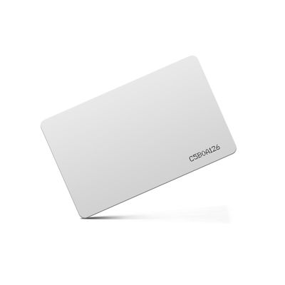 Безконтактна карта IC MIFARE 13,56 МГц(1K), товщина 0,8 мм. Колір білий MF-1K фото