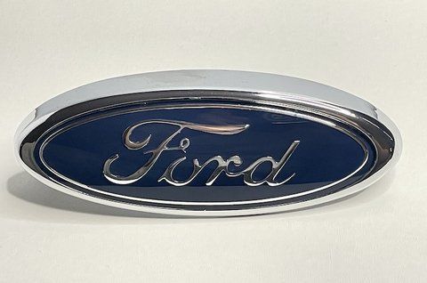 Емблема решітки радіатора Ford 151x65 mm (синій/хром) 4M518216AA for003 фото товару