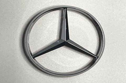 Емблема багажника Mercedes 114 mm (хром) 2107580158 meb020 фото товару