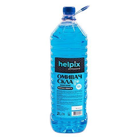 Омивач скла HELPIX 2Л "-12" (МОРСЬКА СВІЖІСТЬ) (4627) 4627 фото товару