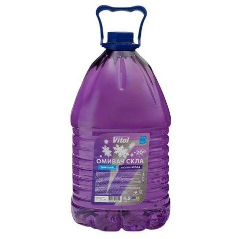Омивач скла зимовий VITOL "-20" Лісова Ягода 4,5л VTW-2062 фото товару