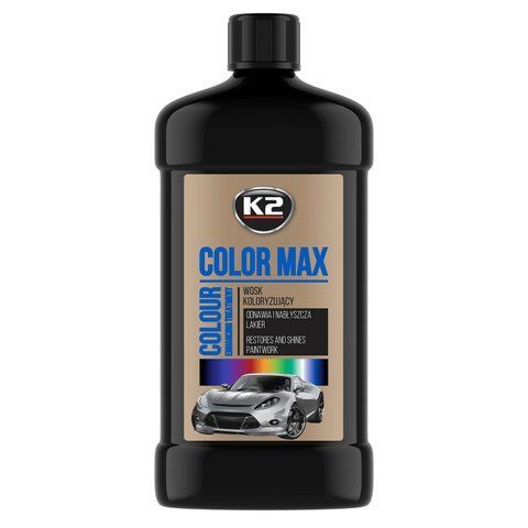 Поліроль восковий для кузова K2 Color Max чорний 500 мл (K025CA) K025CA фото товара