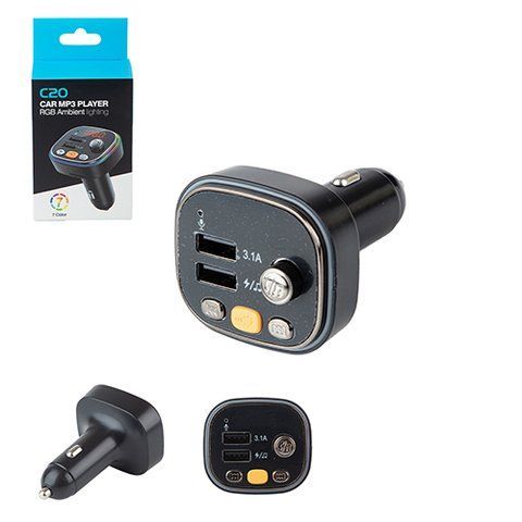 Модулятор FM 12-24V Bluetooth (C-20) C-20 фото товару