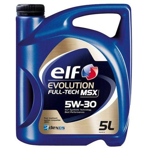 Олива моторна ELF Evolution Fulltech MSX C3 SN/CF 5W-30 5 л (194904) 194904 фото товару