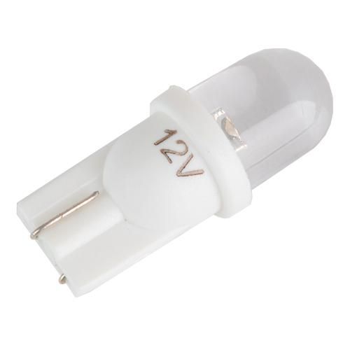 Лампа автомобильная светодиодная LED с пластиковим цоколем Trifa 12V 0,27W W2,1x9,5d T10 20mA white 02807 фото товара