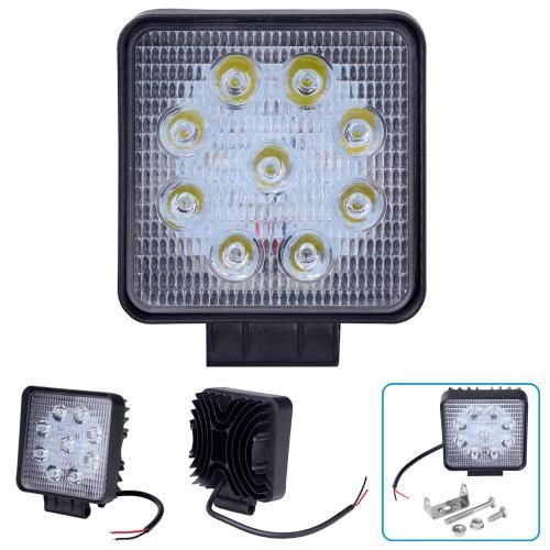 Фара робочого світла WLP-27S1S5 SPOT 9Led*3W /10-30V/27W/6000K (WLP-27S1S5) WLP-27S1S5 фото товару