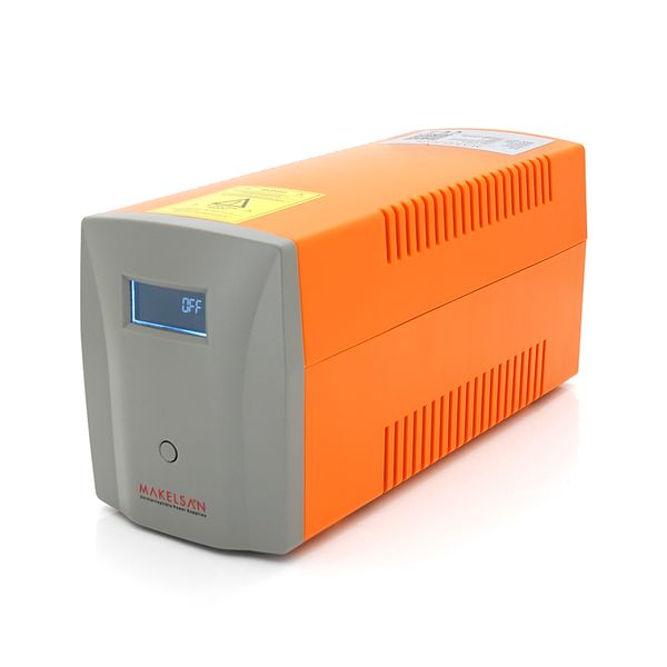 ИБП MAKELSAN Lion1200VA (720W) Standby-L, LCD, 170-280VAC, AVR 1st, 3xSCHUKO socket, 1x12V9Ah, Plastic Case ( 150 х 353 х 162 ) LionUPS1200kVA фото