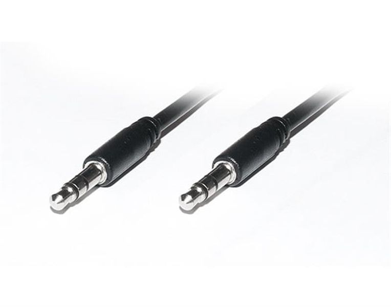 Аудіо-кабель REAL-EL Audio Pro 3.5 мм - 3.5 мм (M/M), 1 м, чорний (EL123500040) EL123500040 фото
